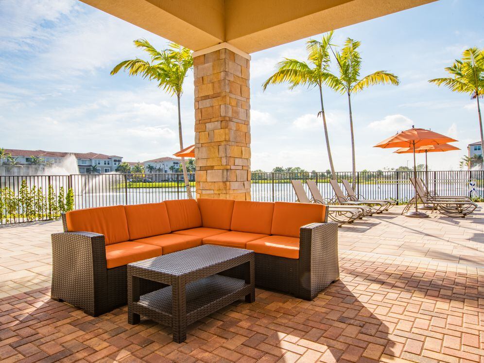 Sundeck with lounge seating