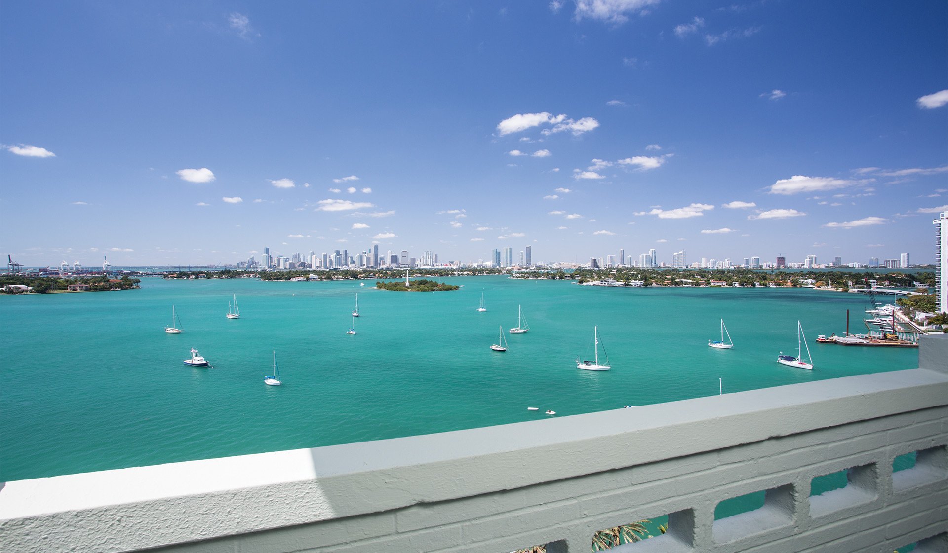 Enjoy the view from your private balcony