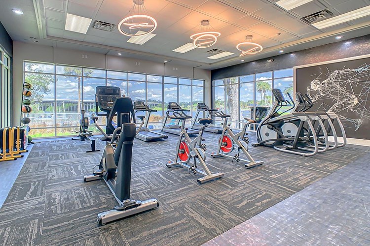 Get a workout in our state-of-the-art fitness center with 24-hour access.