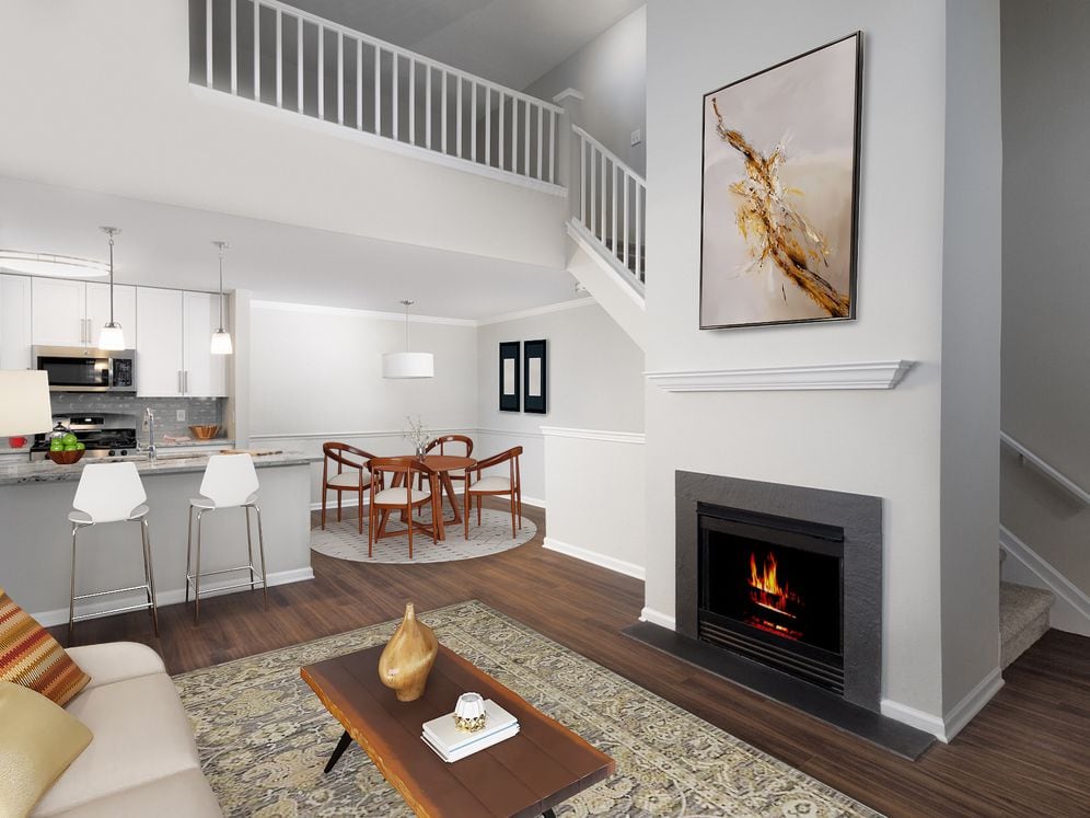 Upgrade Scheme I kitchen, dining and living area with hard surface flooring