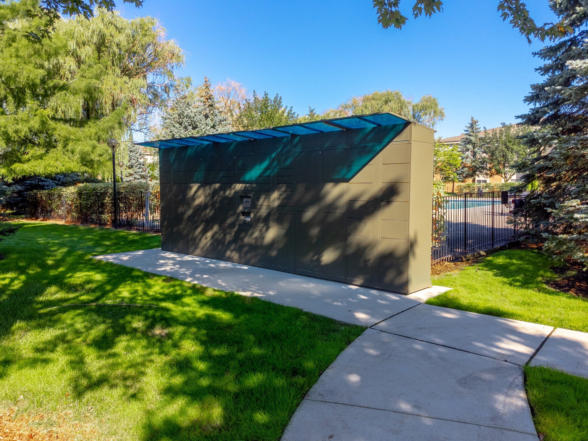 24/7 secured Package Lockers at Prentiss Pointe Apartments, Harrison Township, MI