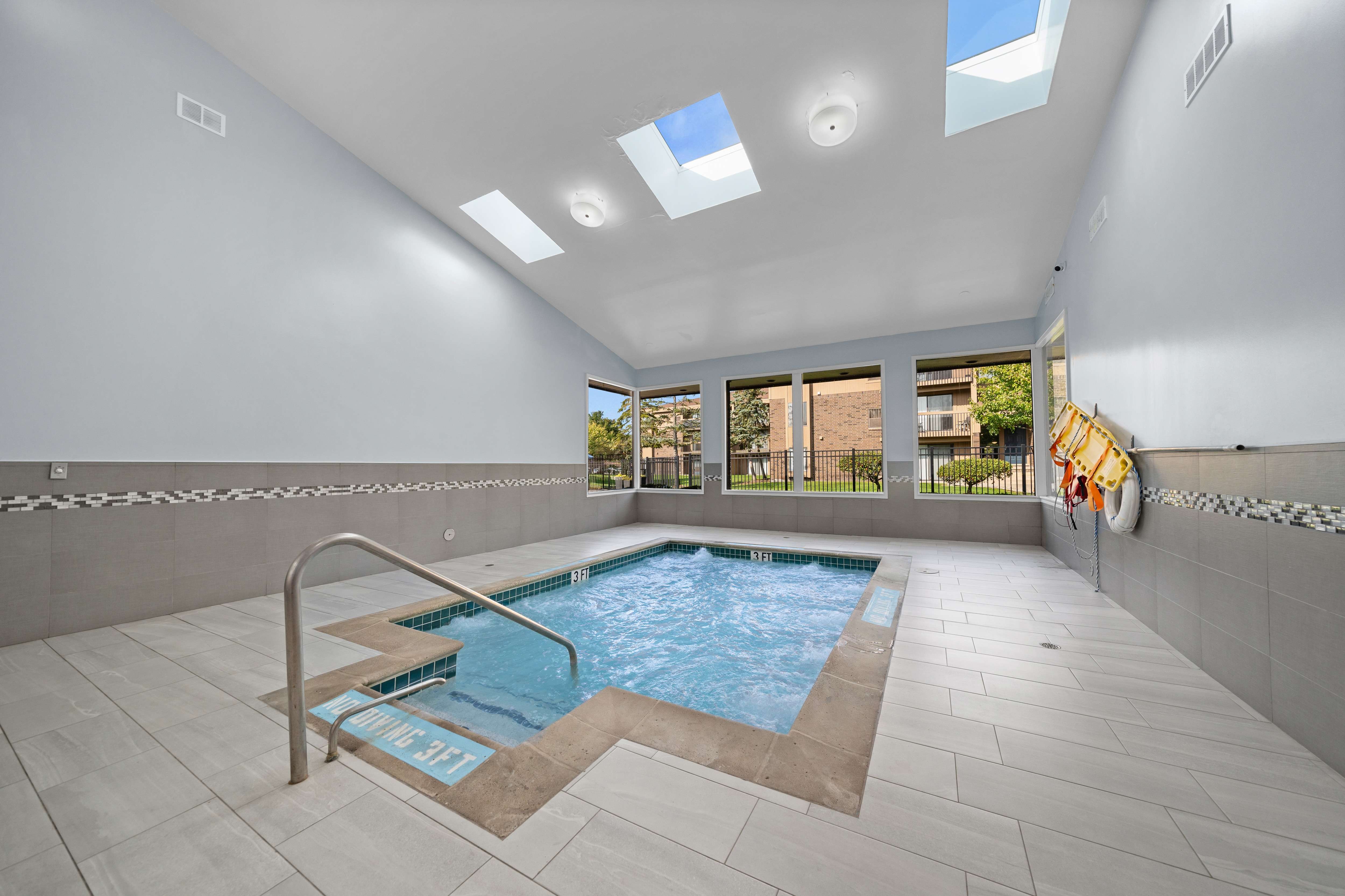 Indoor Hot Tub at Lakeside Village Apartments Clinton Township Michigan