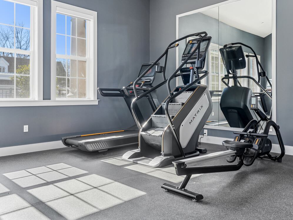State-of-the-art fitness center with cardio equipment