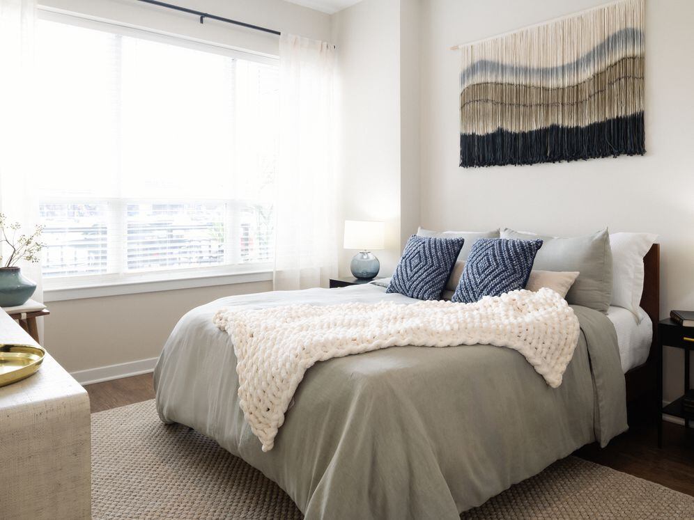 New West Phase apartments - Finish Package III Bedroom with hard surface flooring