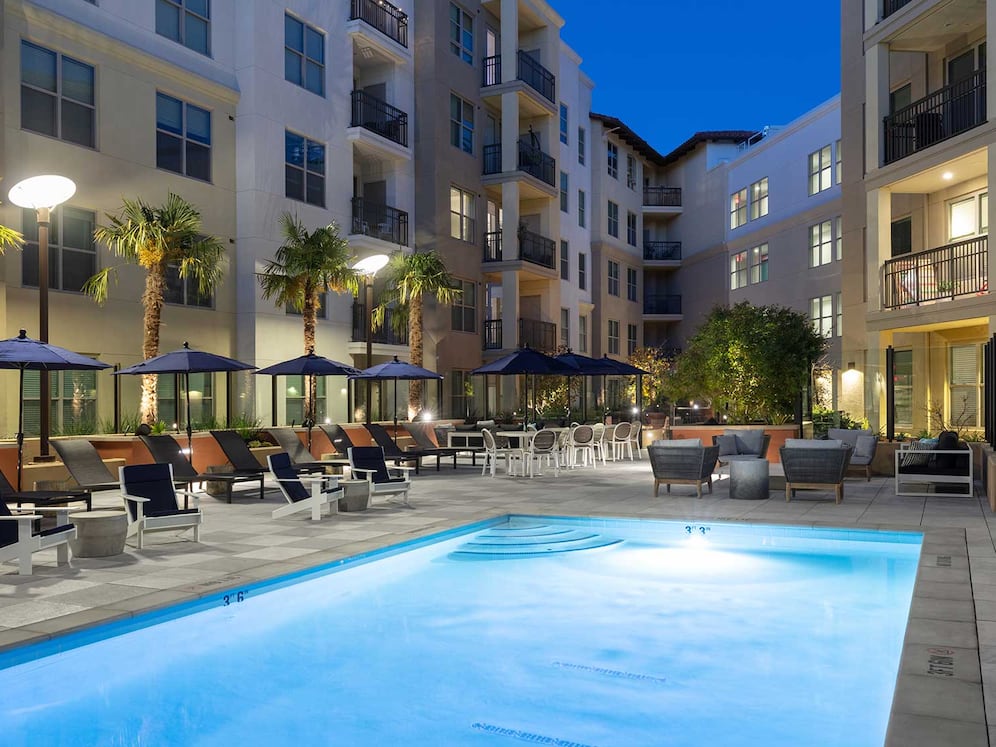 Phase II Pool and sundeck with lounge seating