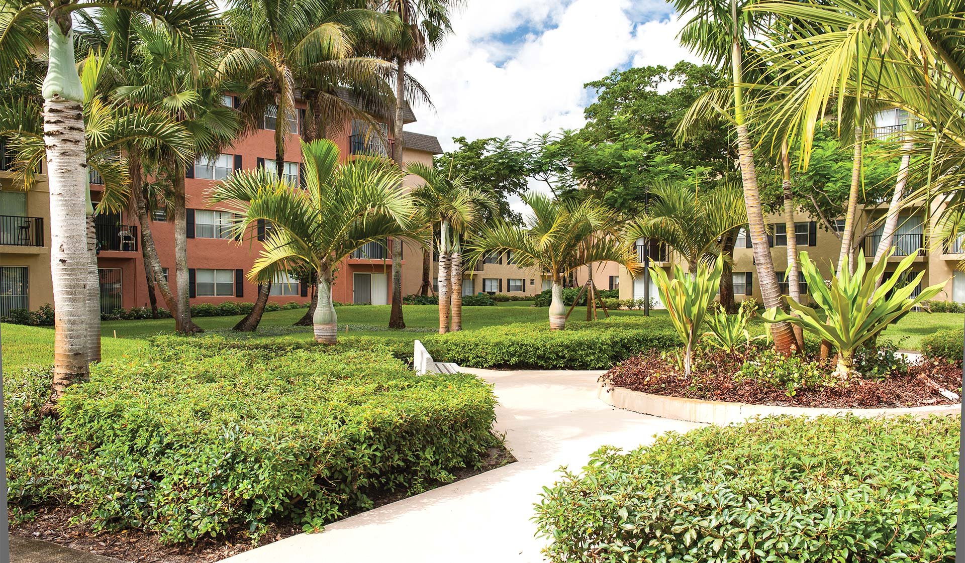 Enjoy tropical landscaping throughout our community
