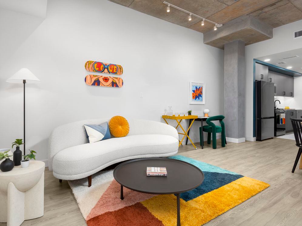 Finish Package II Living room with hard-surface flooring