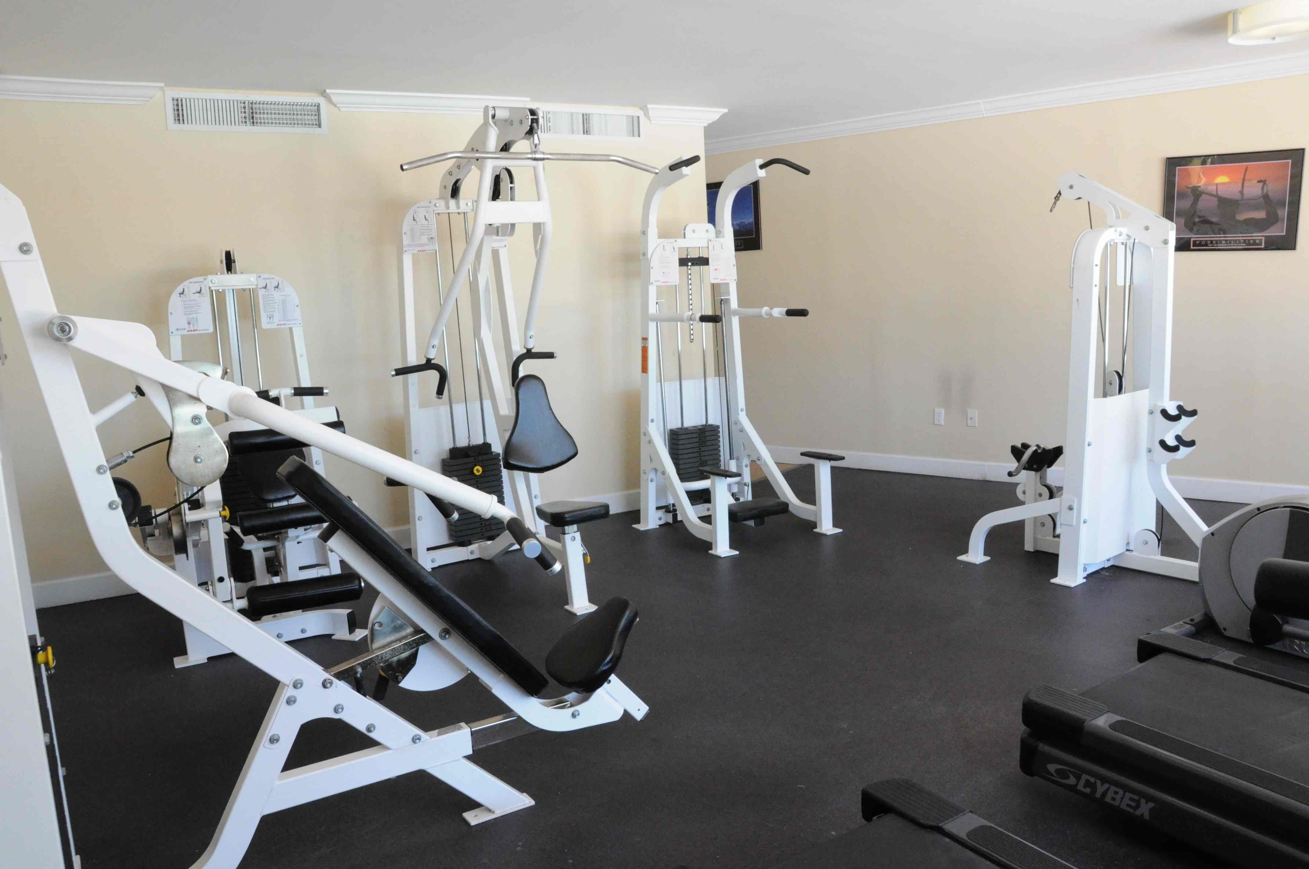 Fully equipped fitness center