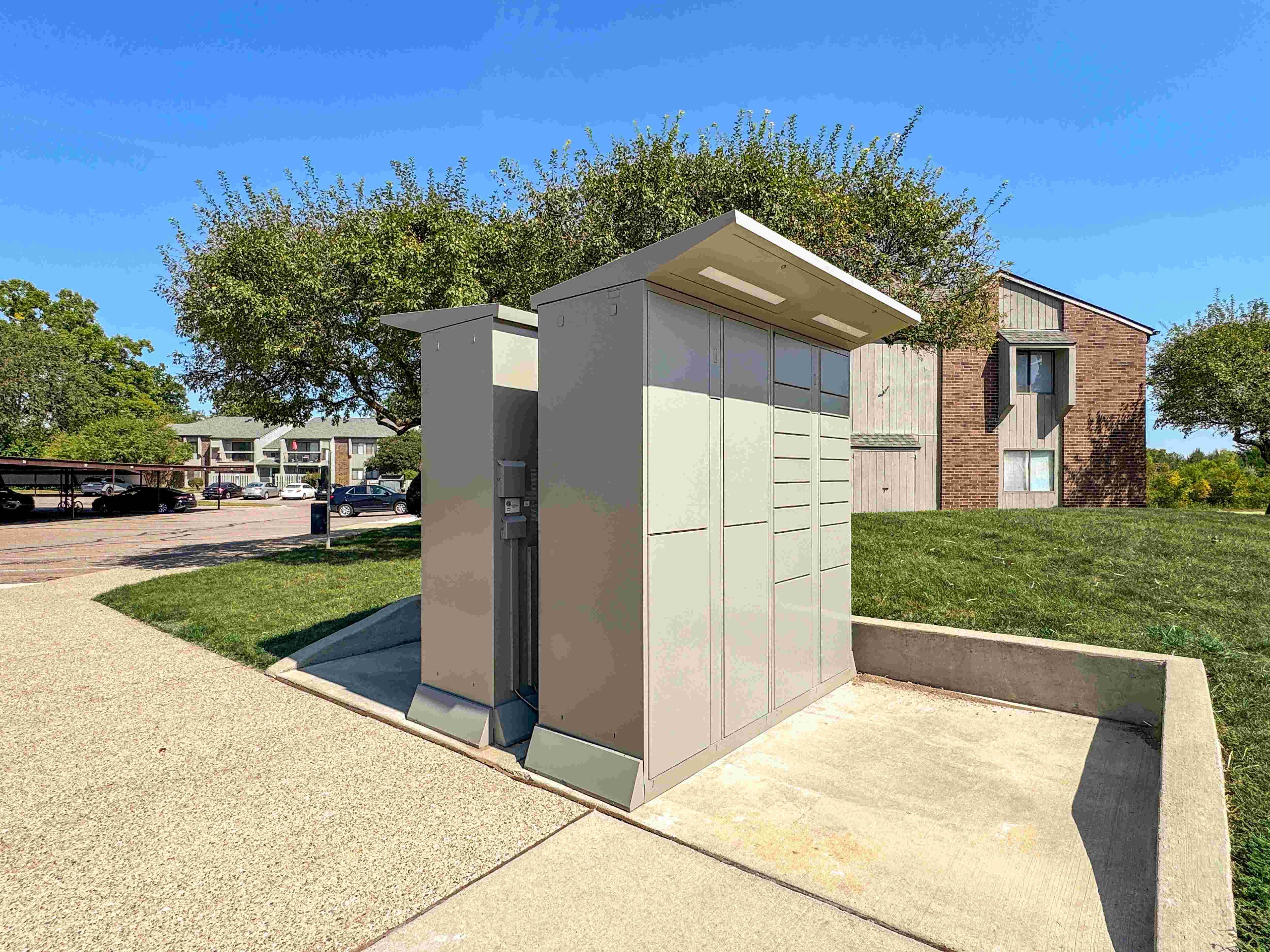 24/7 secured Package Lockers at Three Oaks Apartments, Troy, MI