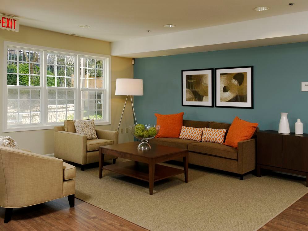 Resident lounge with seating