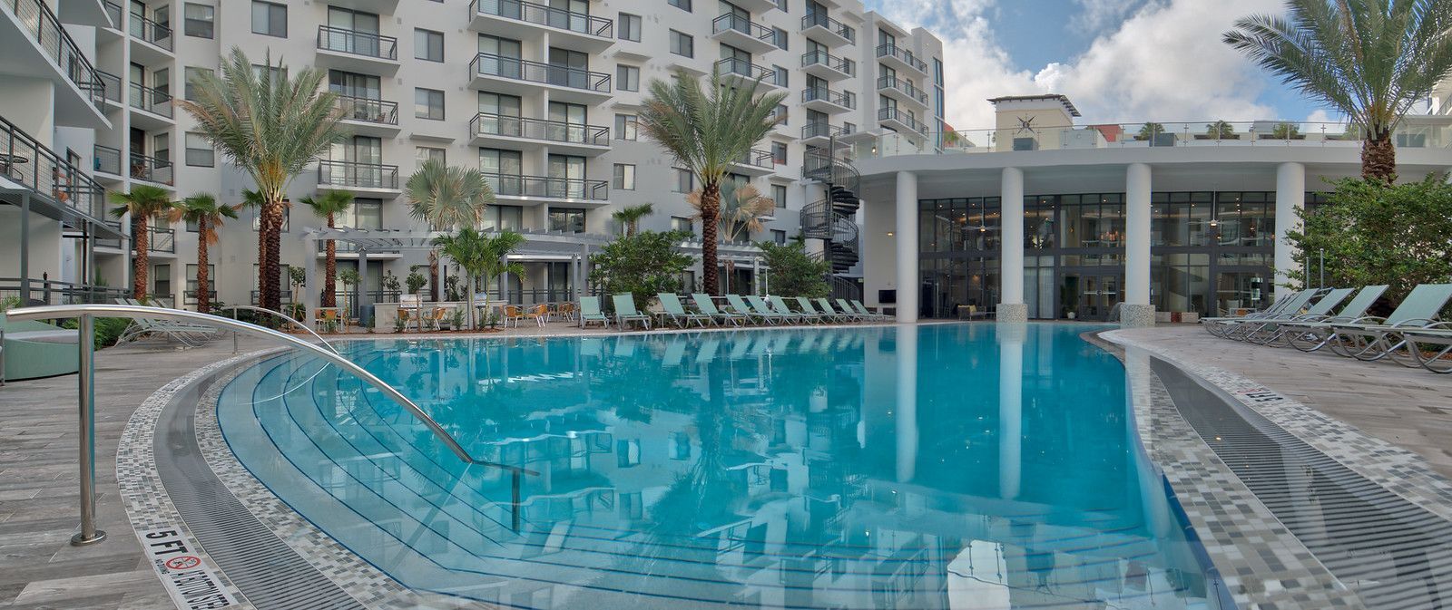 Saltwater Zero Edge Beach Entry Pool