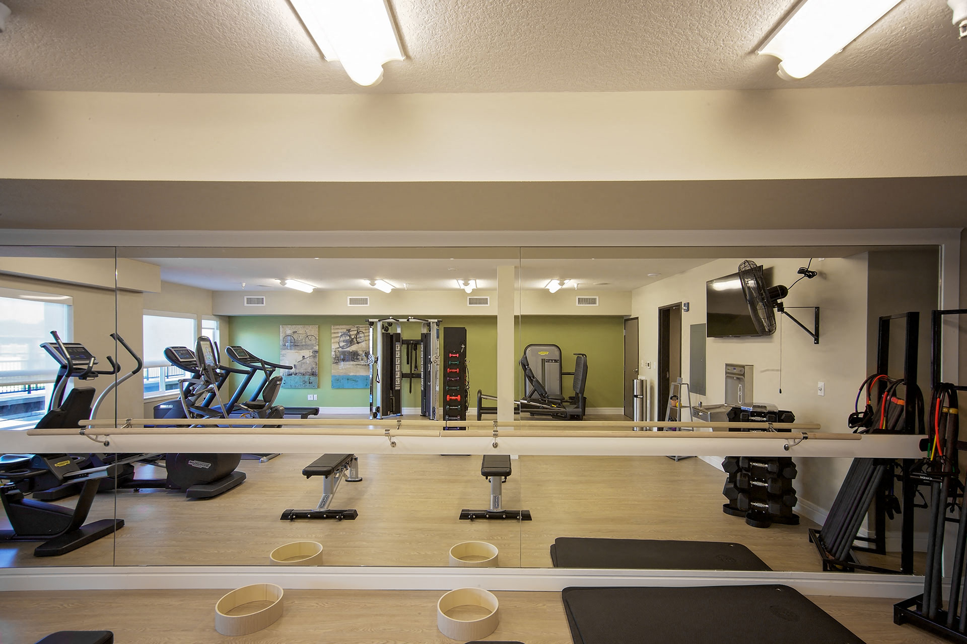 24-hour fitness center