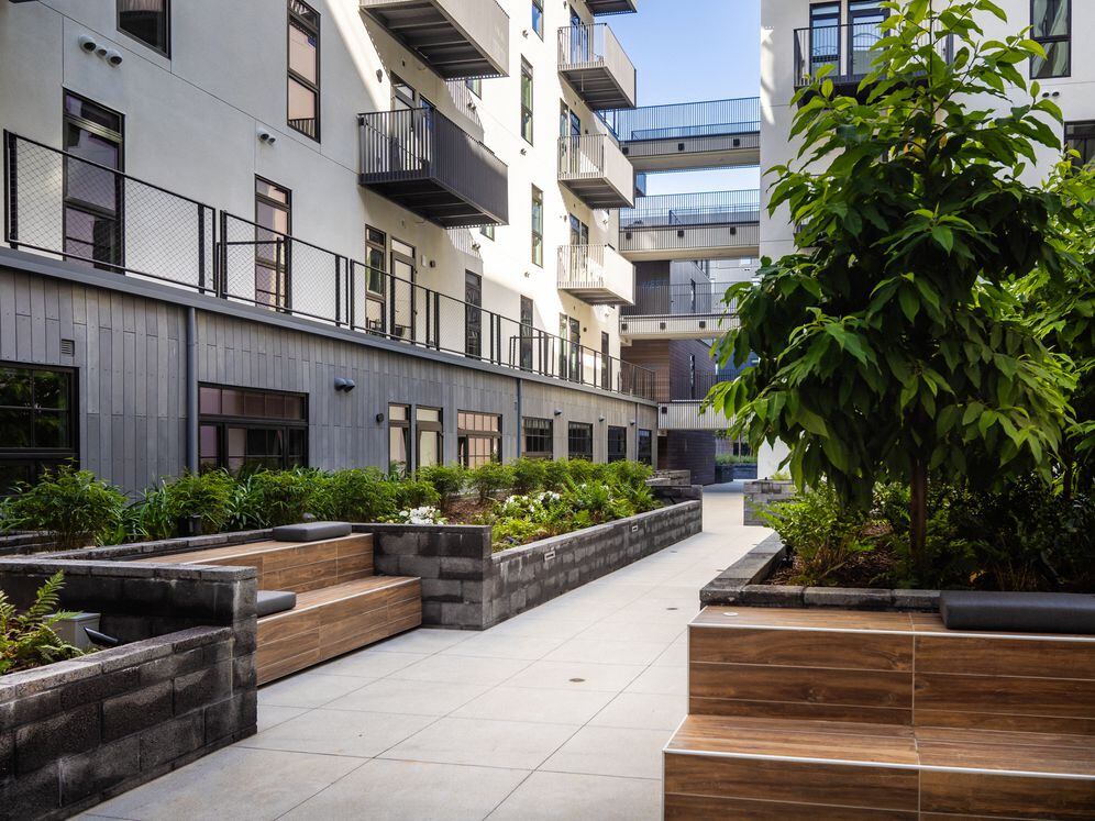 The Foundry courtyard