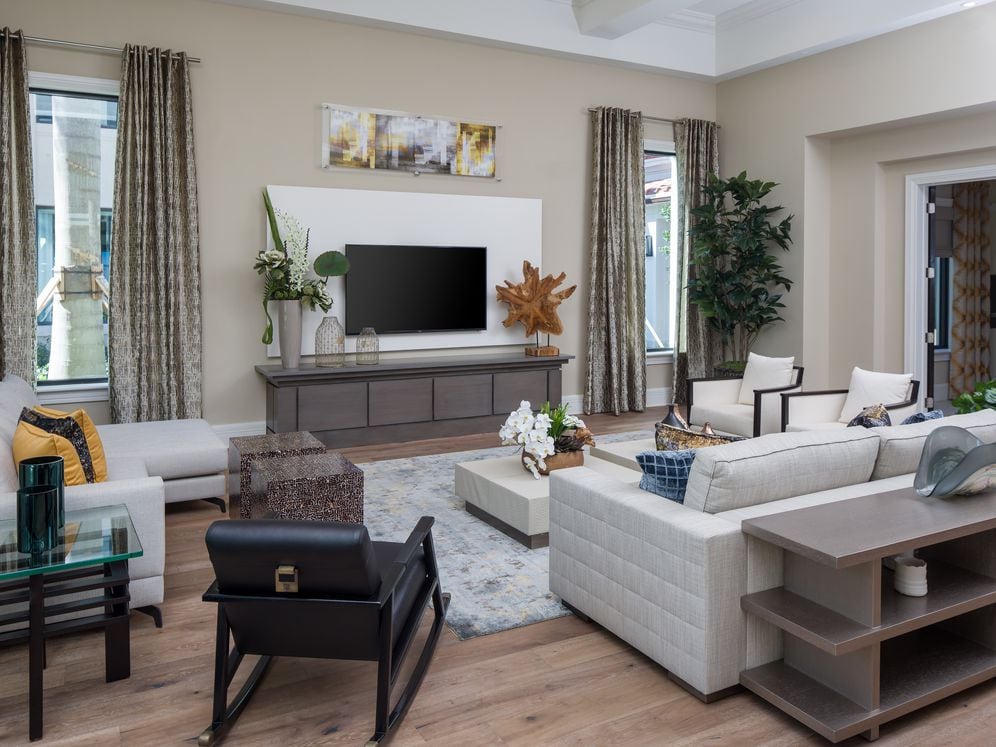 Resident lounge with TV