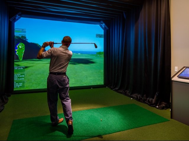 Play a game of golf in our new Golf Simulator.