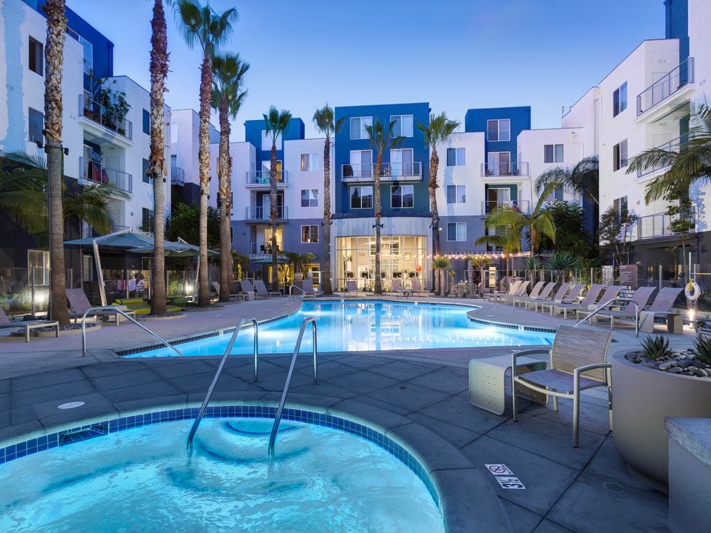 Swimming Pool and Spaat Twilight