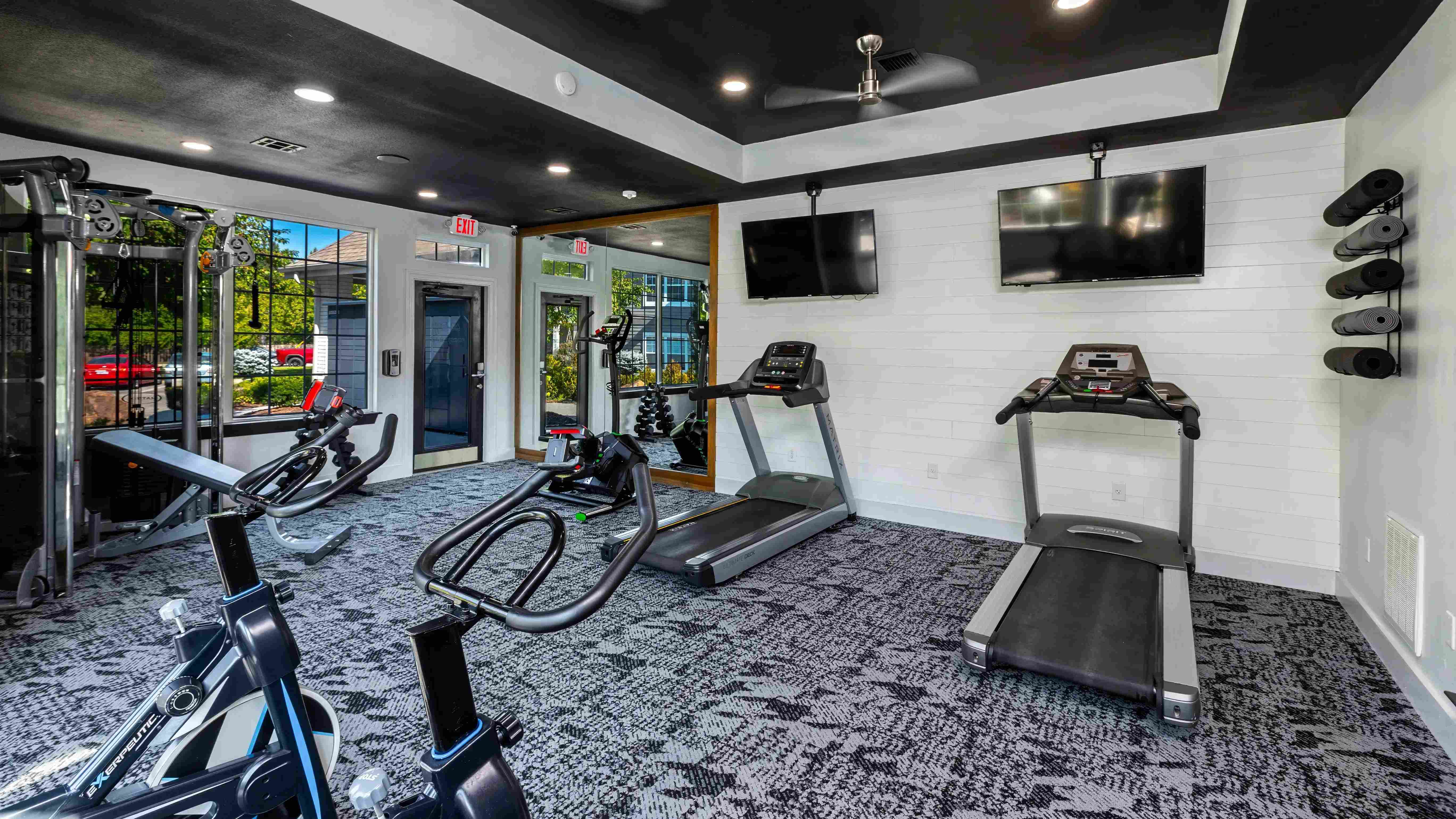 Revitalize your fitness journey in our state-of-the-art 24/7 resident gym.