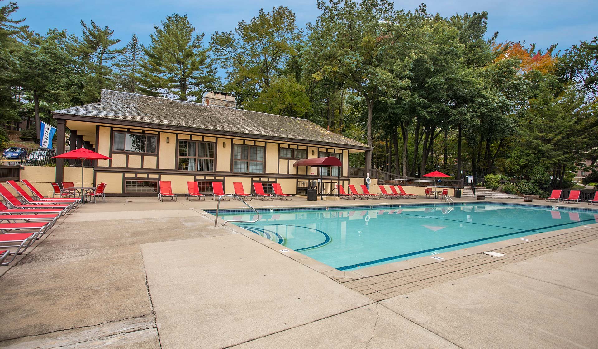 Take a dip in one of our two pools