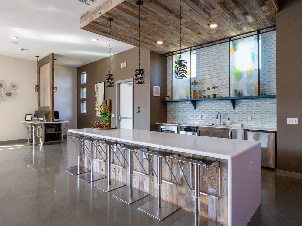 Resident lounge with kitchenette