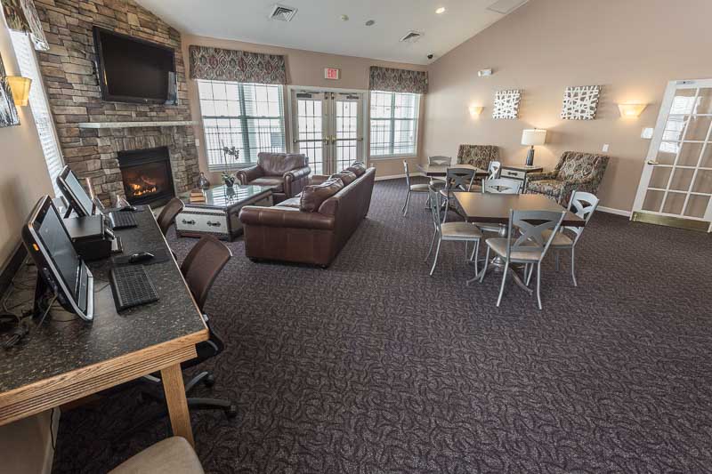 Large Clubhouse Available for Parties