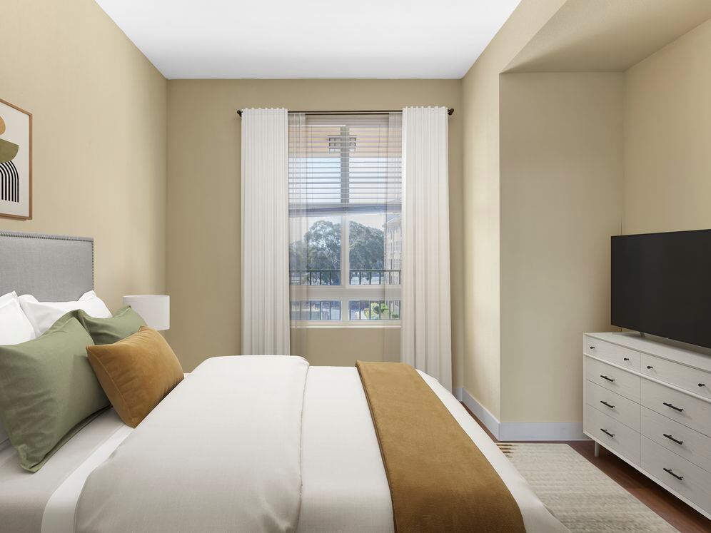 Classic Package II bedroom with hard surface flooring