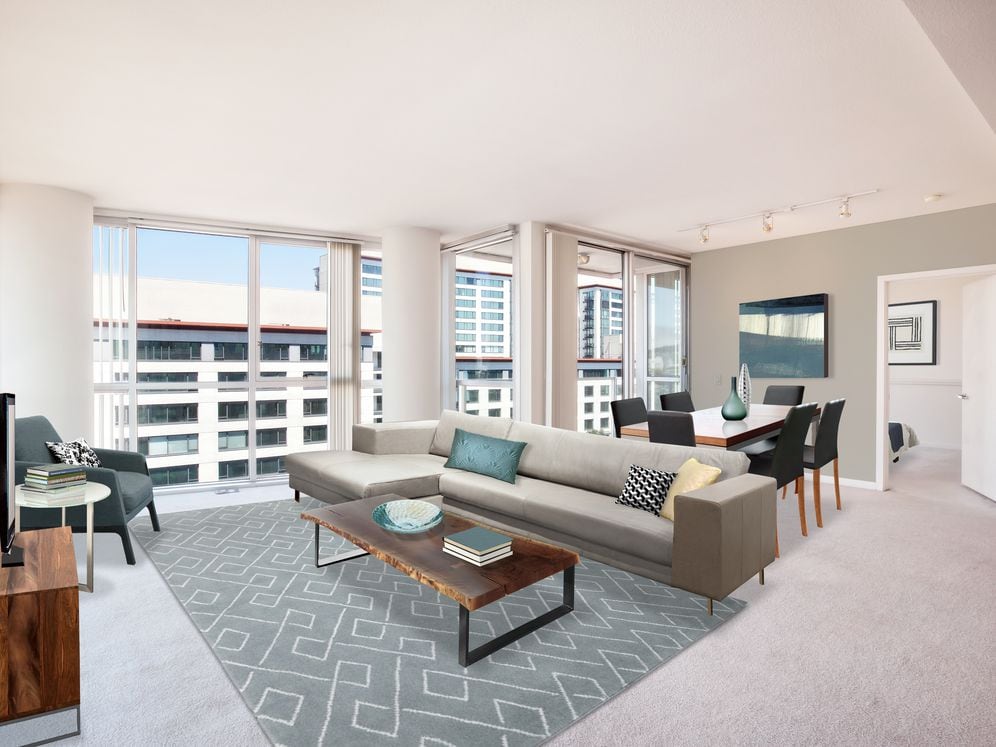 Classic Phase I living and dining areas