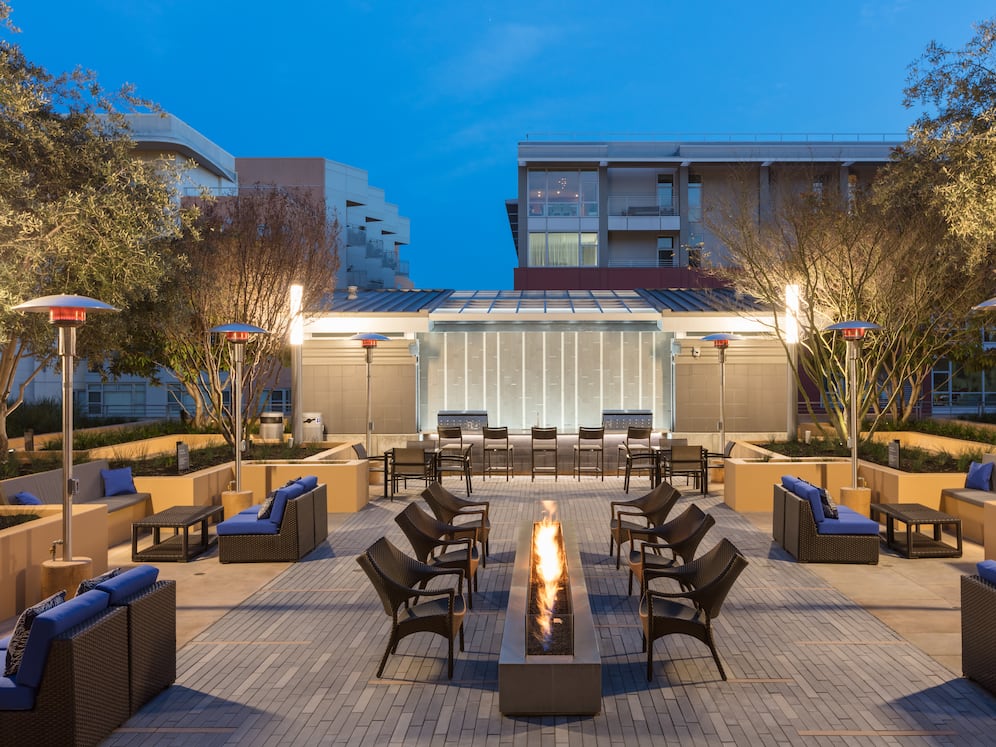Courtyard with firepit (Phase II)
