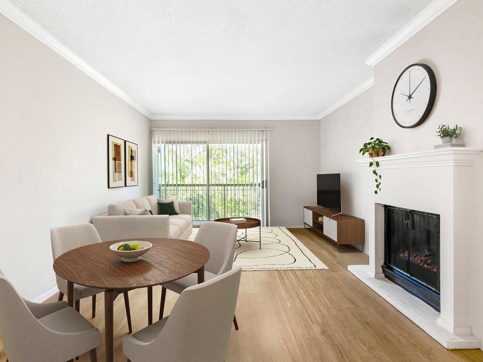 Classic Package II dining and living room with hard surface flooring