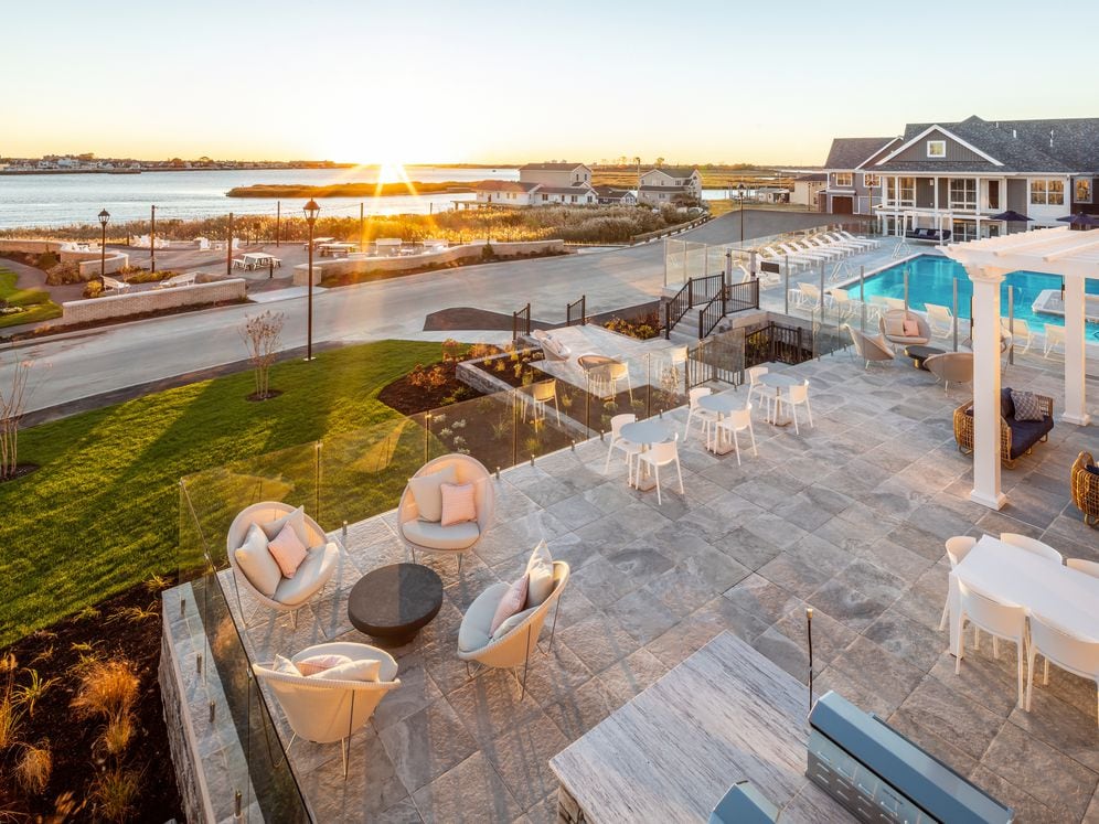 Courtyard and swimming pool