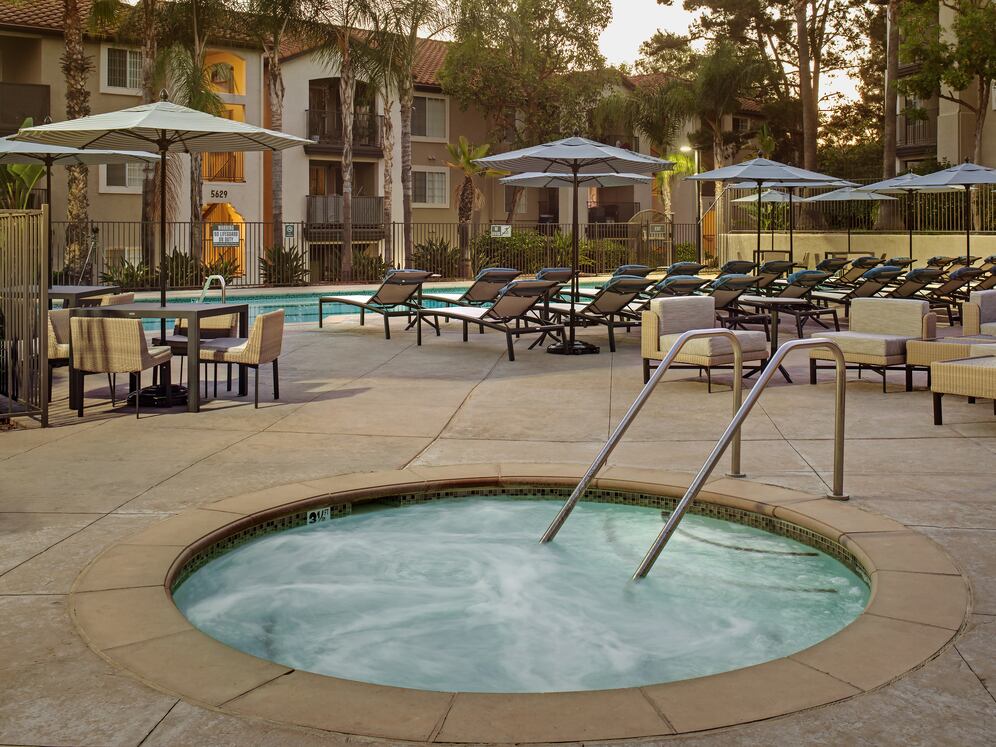 Spa and sundeck
