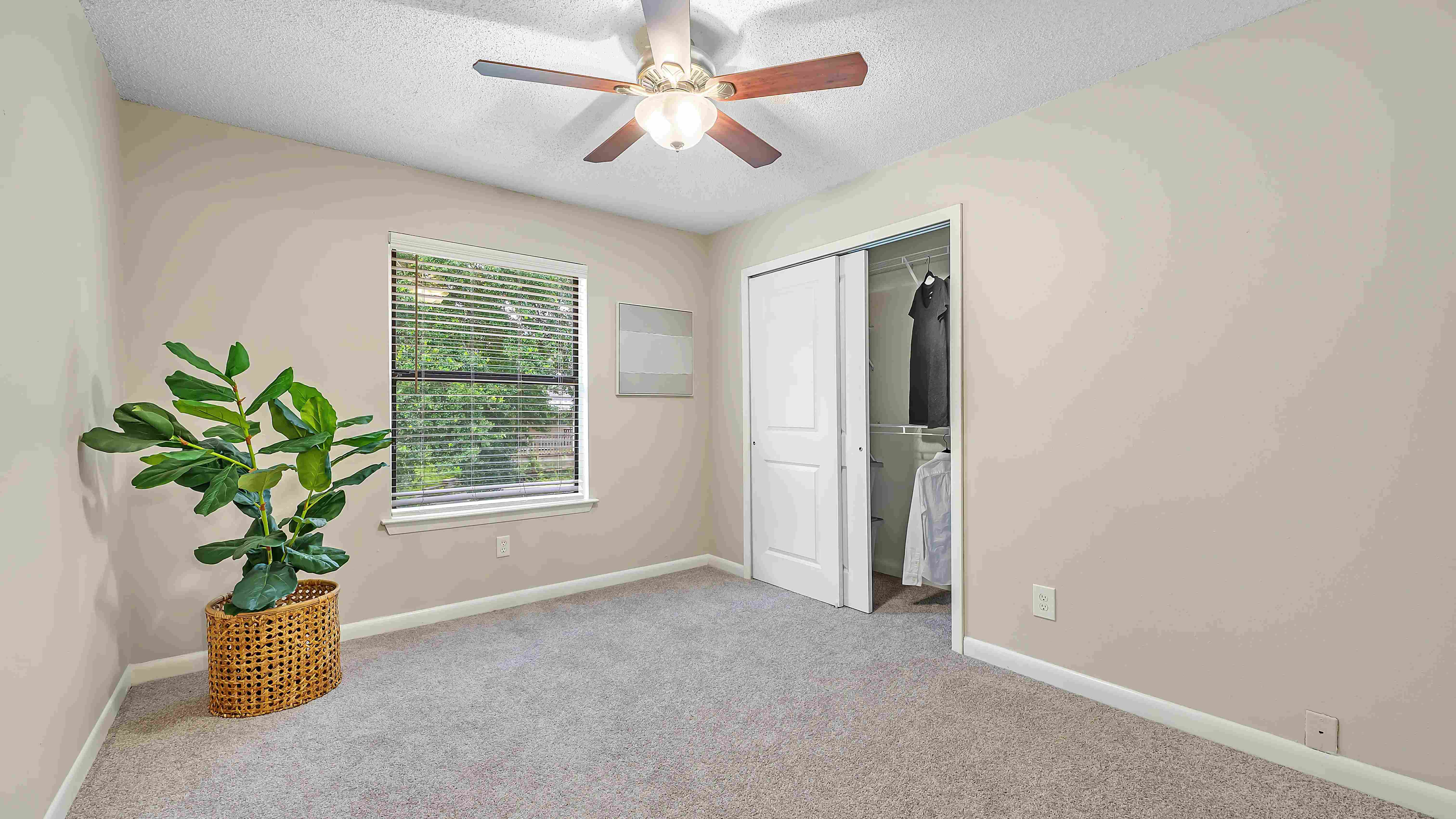 All bedrooms are adorned with grand windows, sumptuous carpeting, and spacious closets, for a royal ambiance.