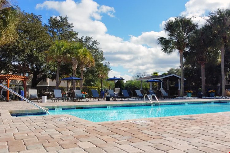 Relax on our expansive sundeck on one of our many poolside loungers.