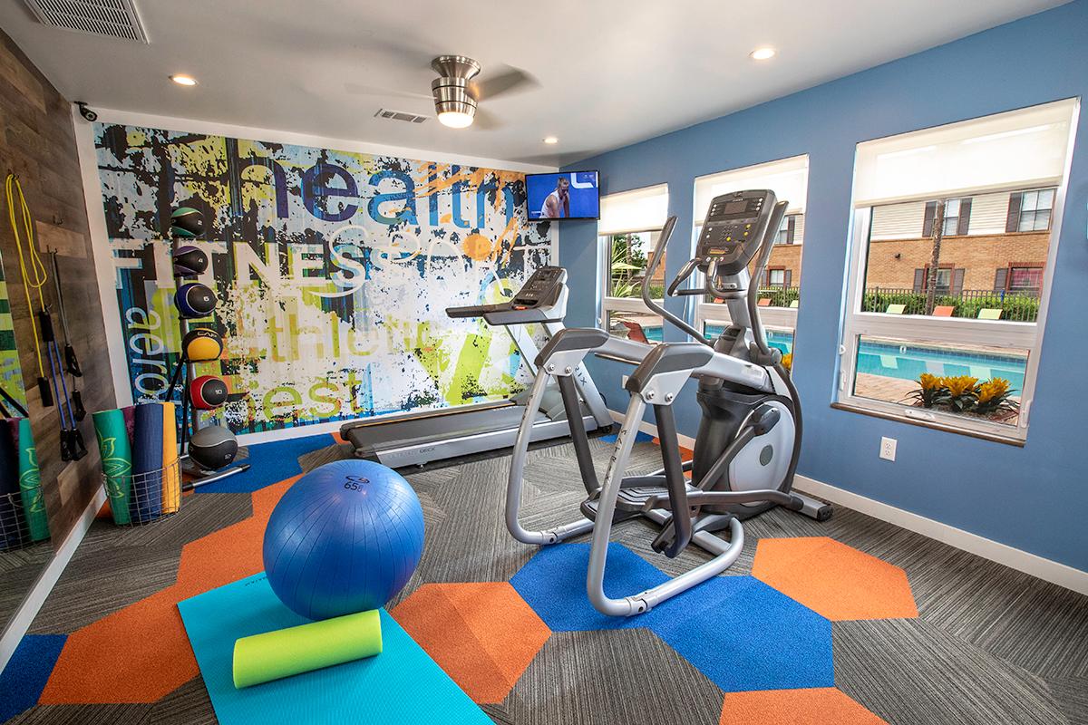 Get an invigorating workout in our fully equipped fitness center.
