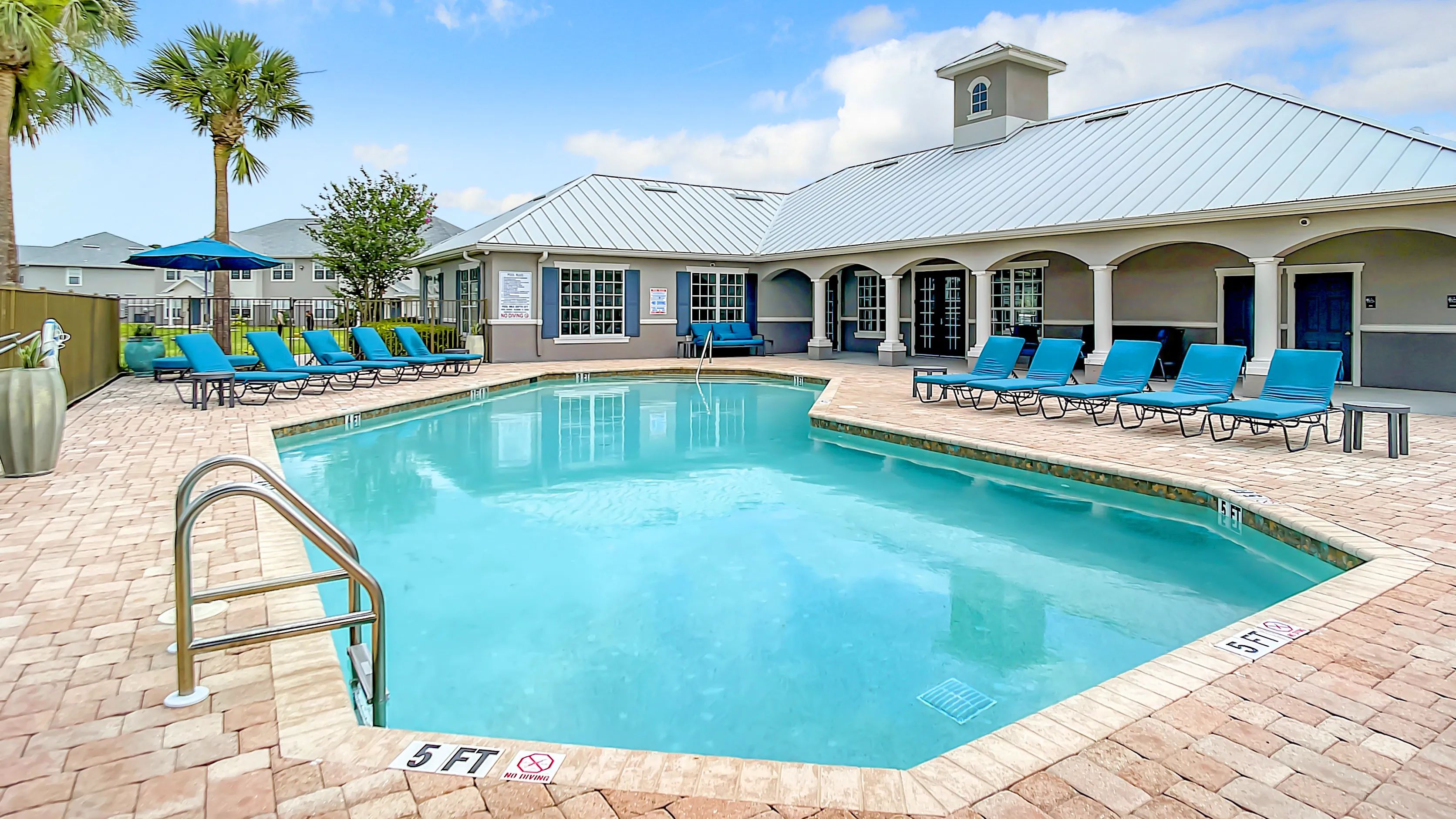 Our sparkling pool is your ticket to escaping the Florida sun and embracing pure relaxation.