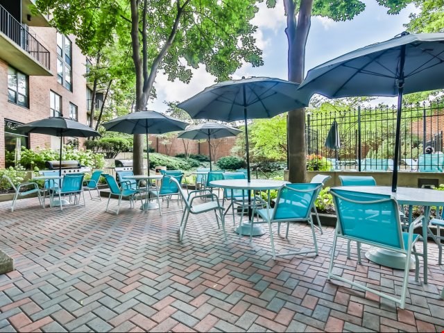 Beautiful courtyard views