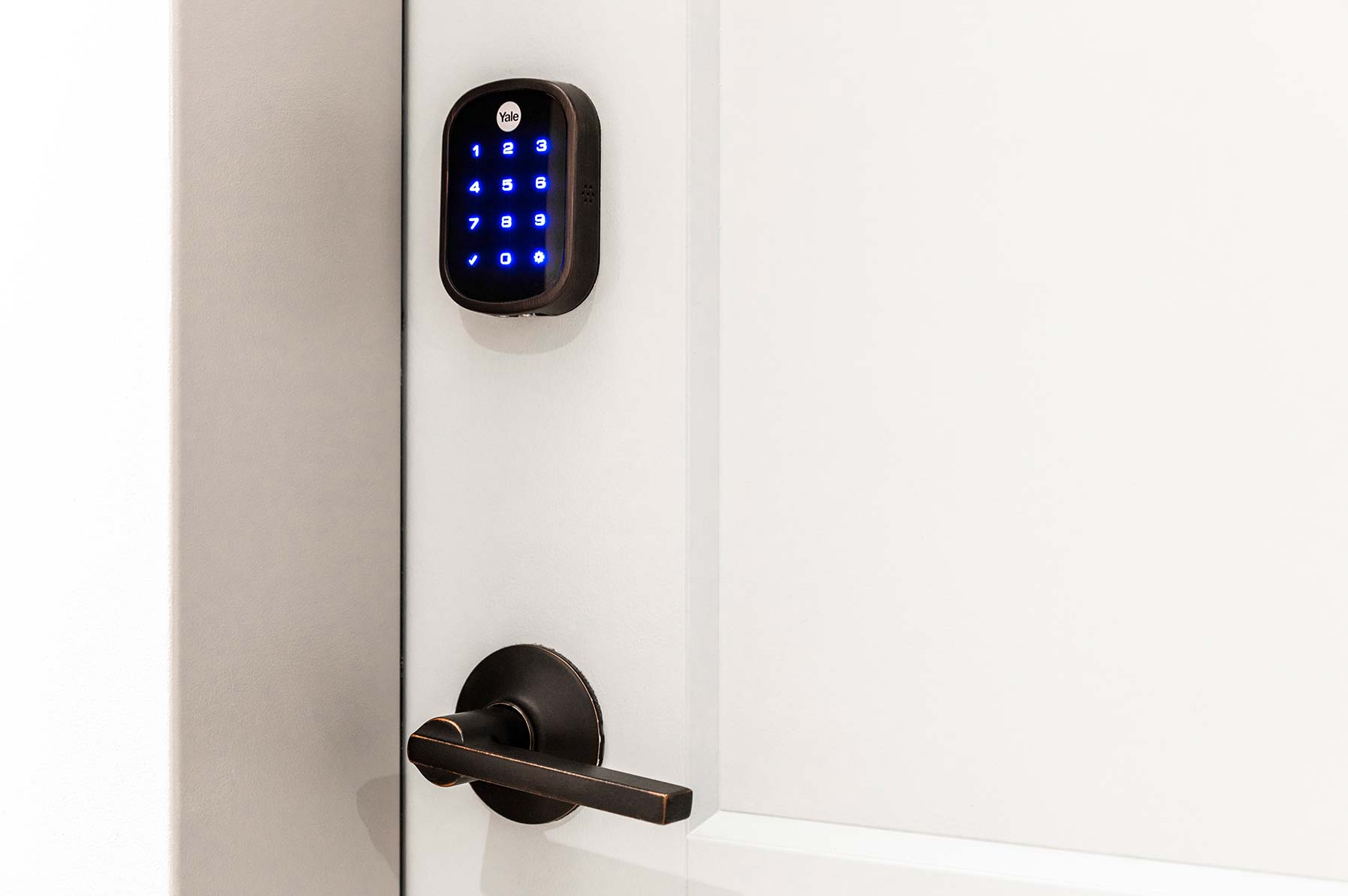 Control the temperature without getting up and never fumble for your keys again. Smart home tech available in every home!