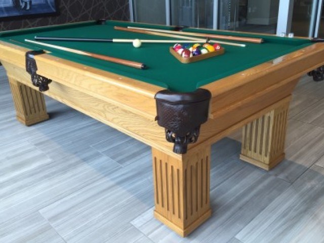 Relax and Mingle with our Resident Pool Table