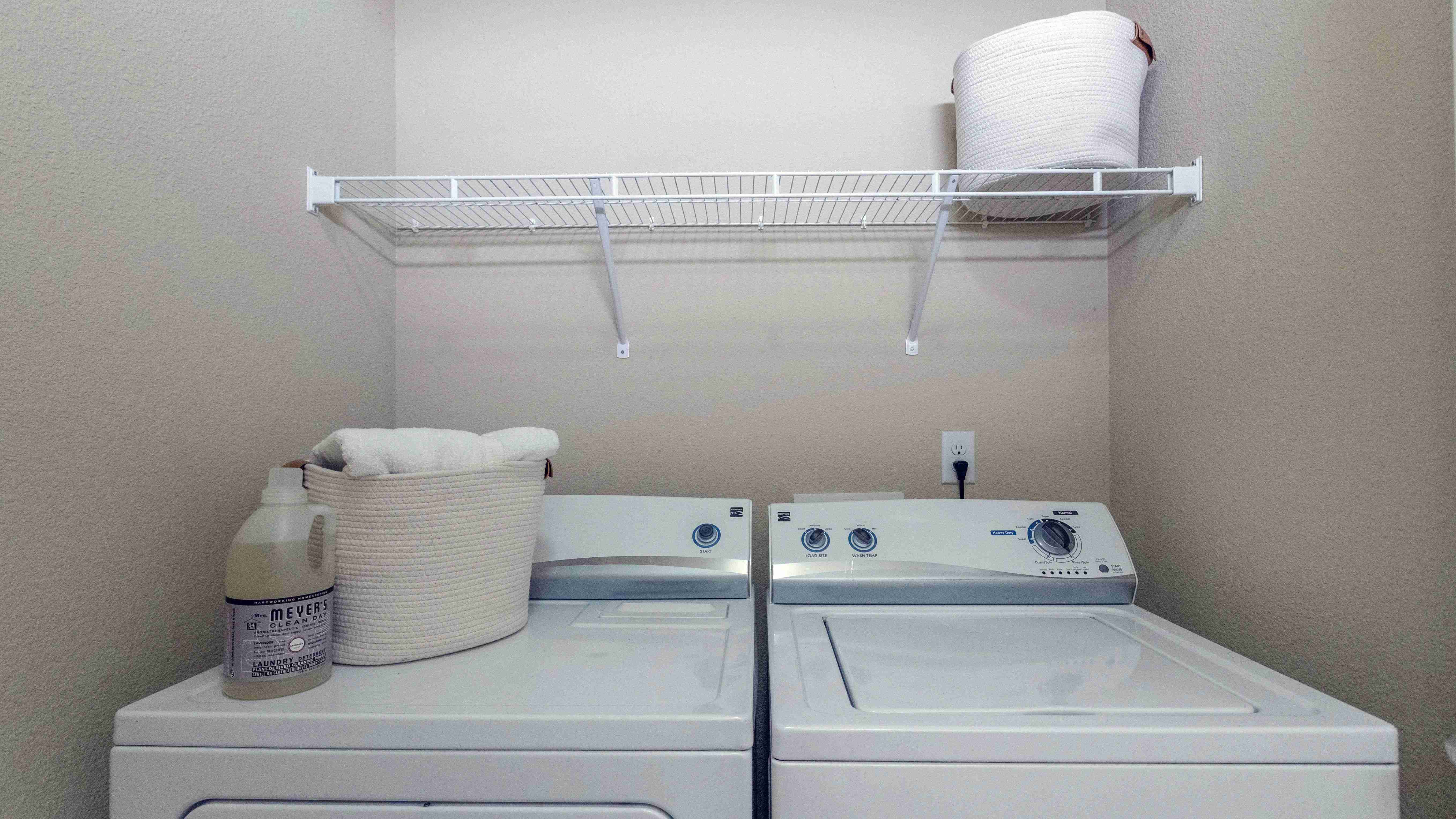 Laundry day is a breeze with the option to add full-size washers and dryers* in your apartment home! *In select units/additional fees may apply.