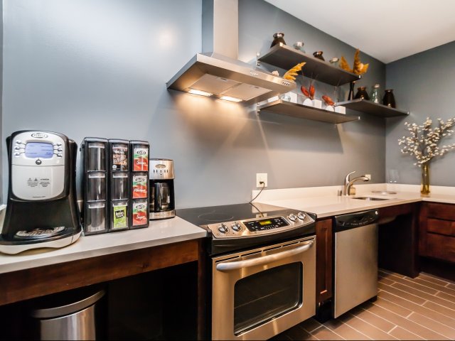 Full kitchen in the club room