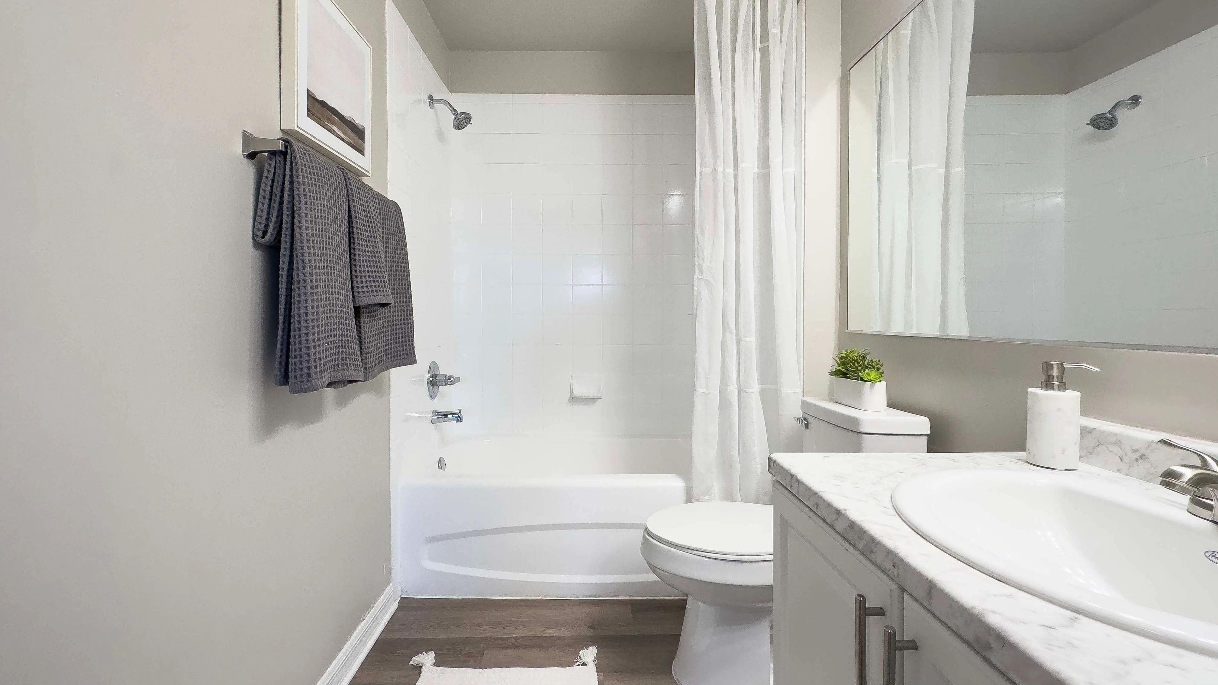 Immerse in generously-sized bathrooms with immaculate design. 