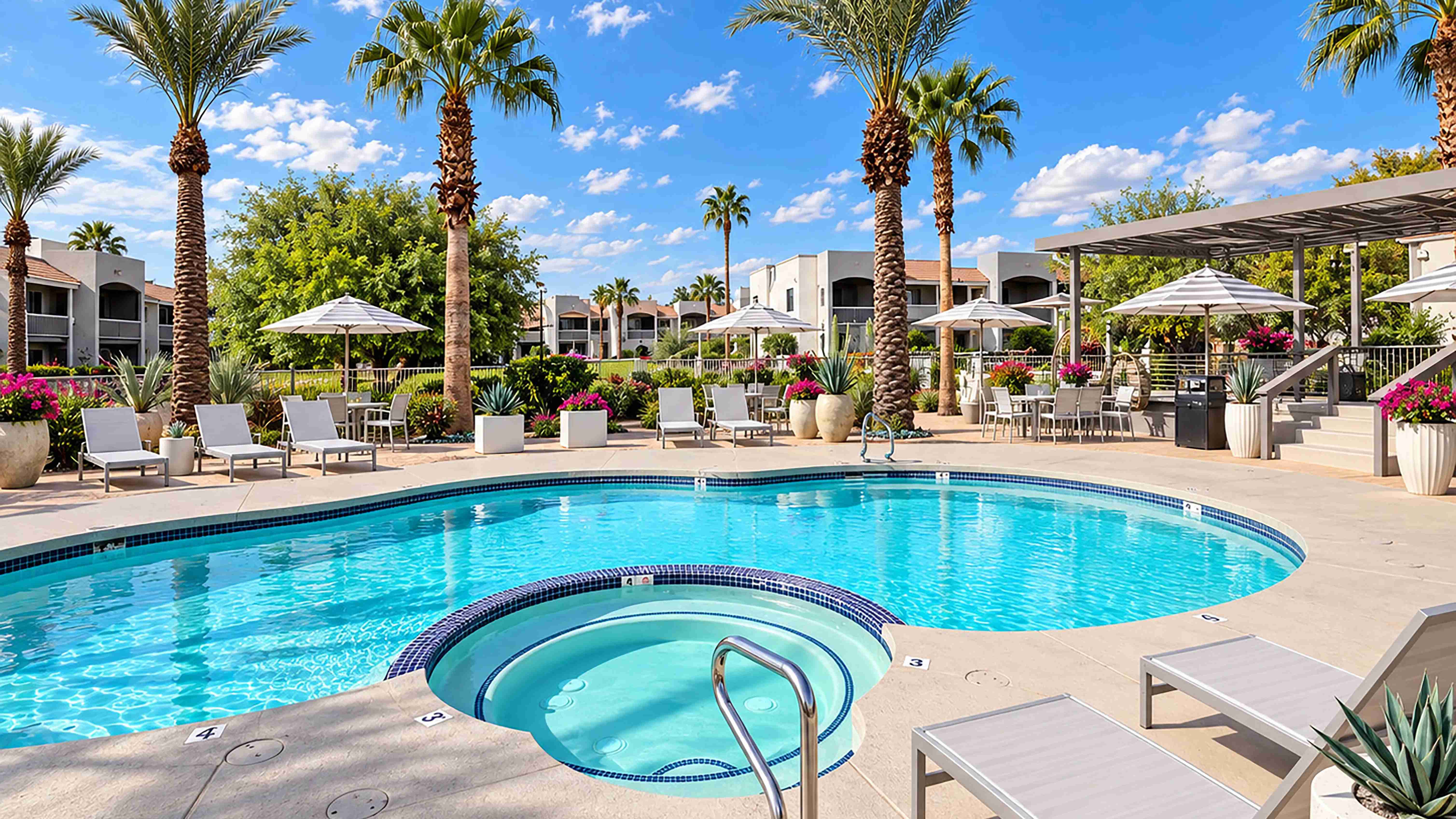 Relax, refresh, and soak up the sunshine at the resort-style pool and spa.