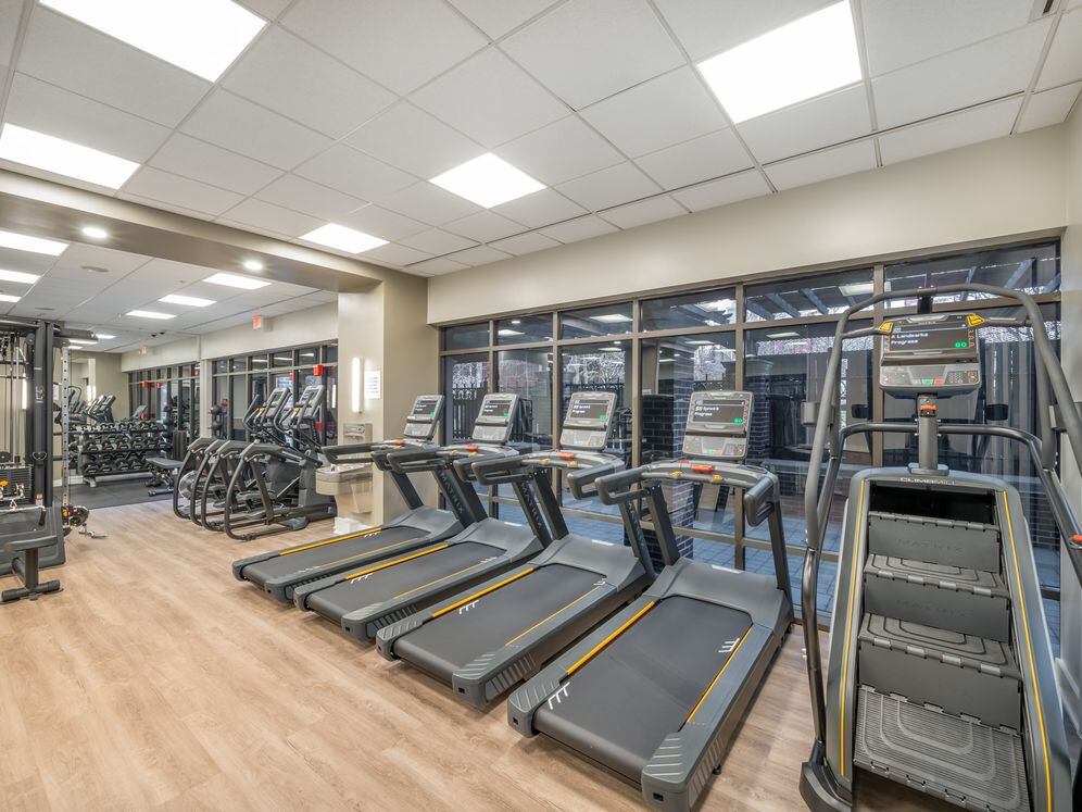 Fitness center with cardio equipment