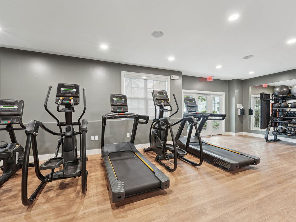 Fitness center with cardio equipment