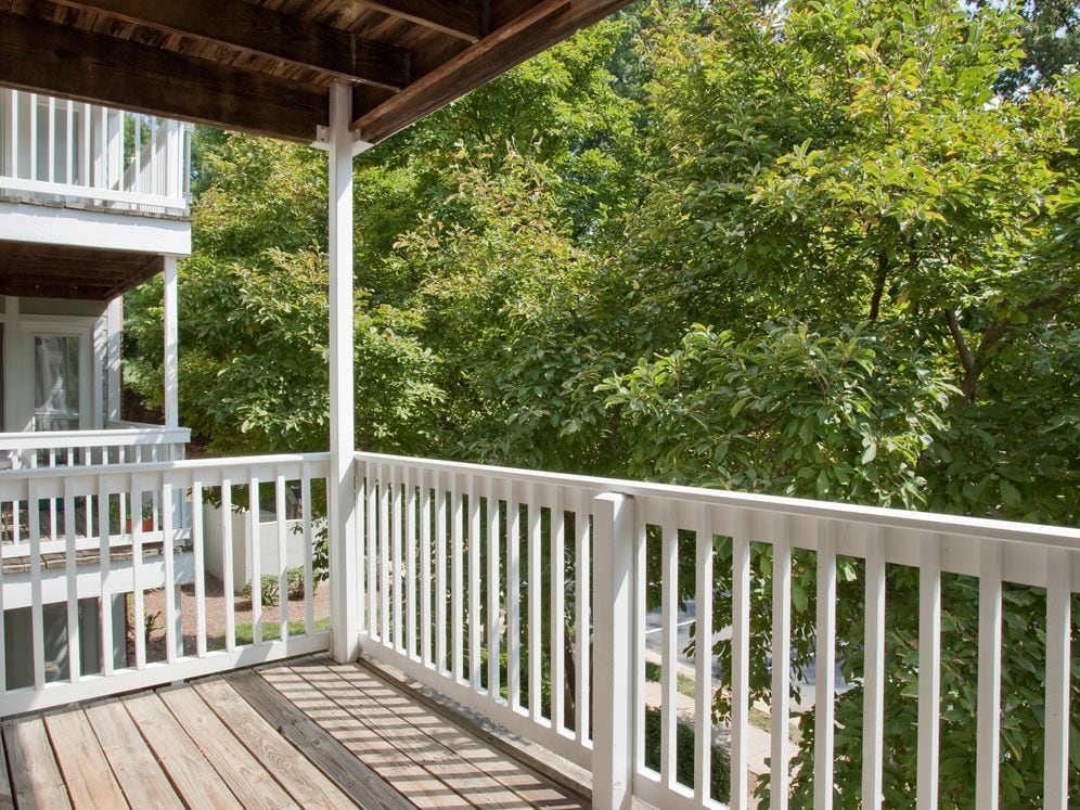 Spacious, private balcony