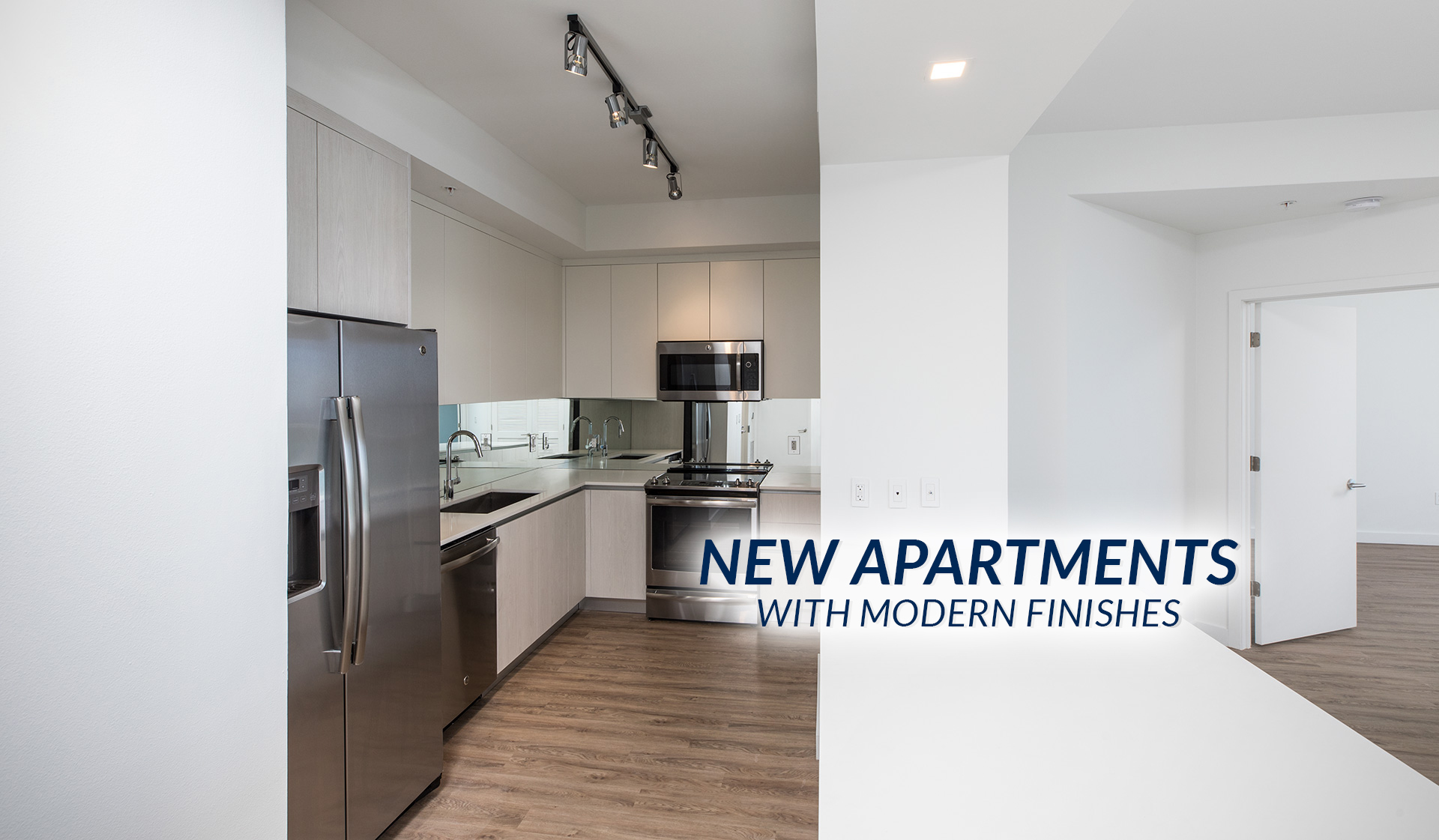 New apartments with modern finishes