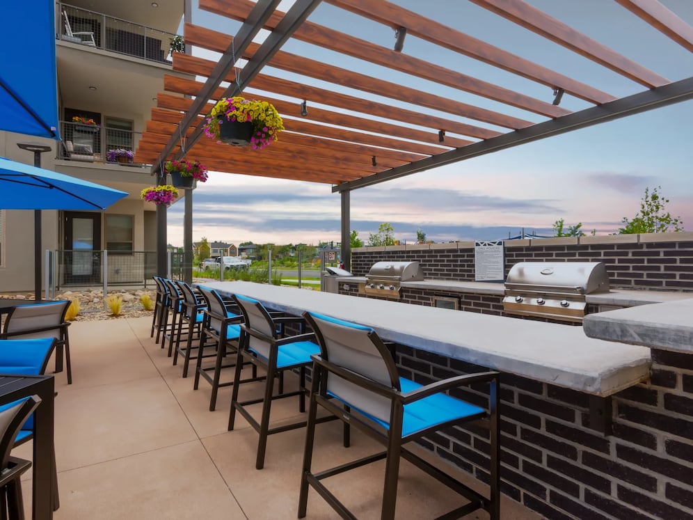 Pool with grill area