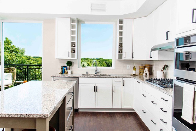 Two-Bedroom Apartment Kitchen