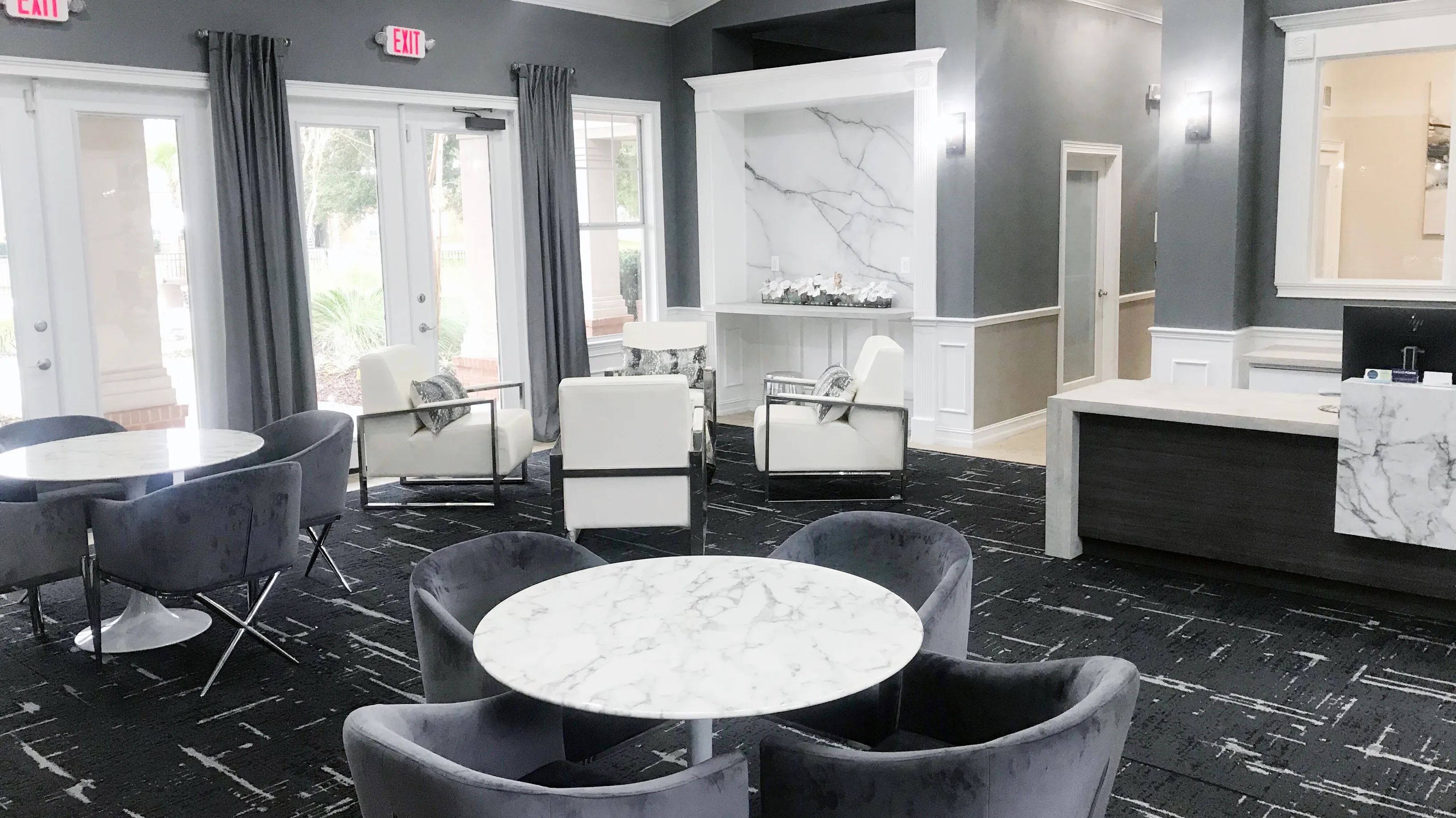 You are welcome to step into our vibrant leasing center - the heart of Eagle's Point - where our commitment to community shines through in every detail.