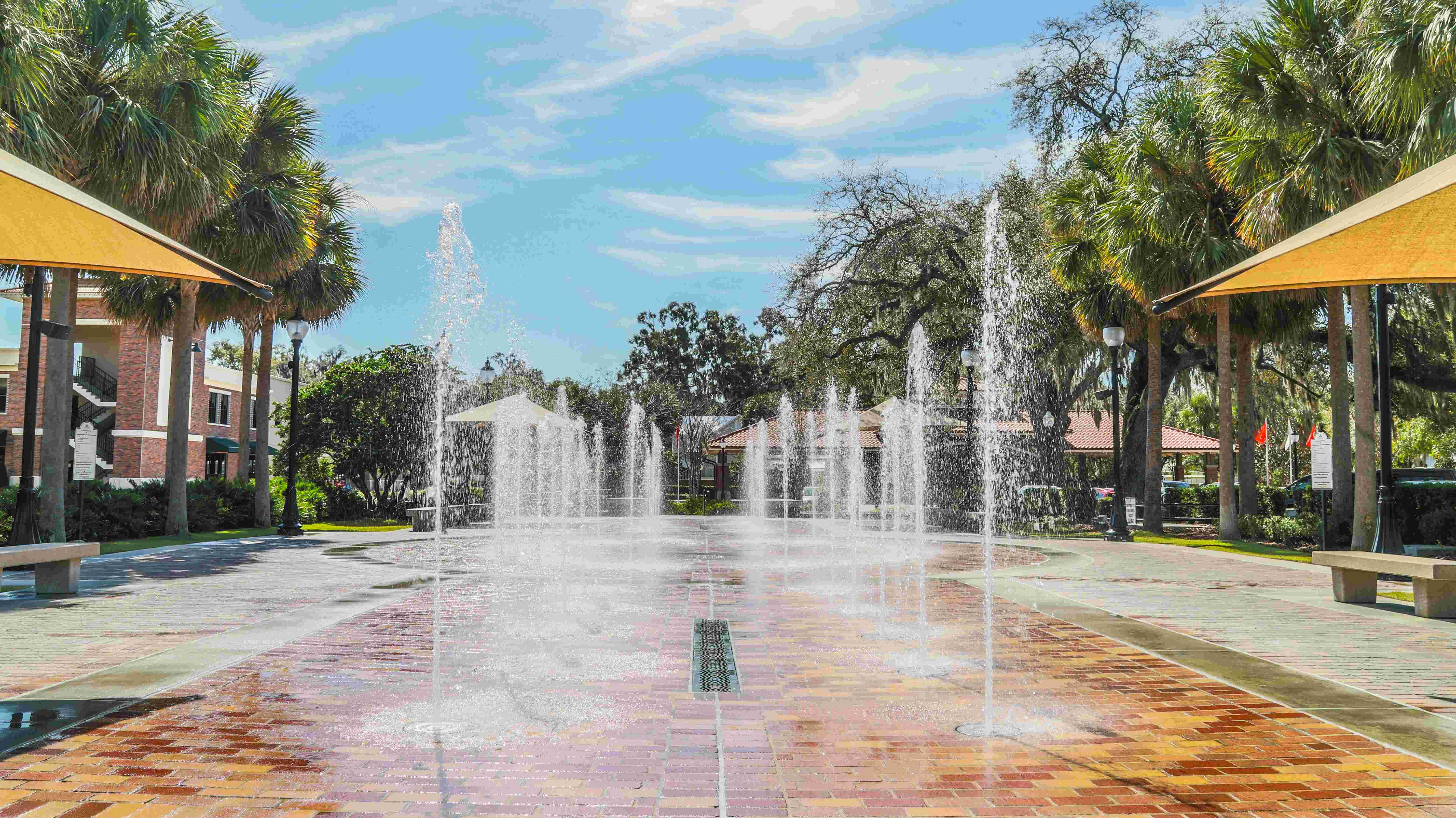 The Downtown Splash Pad is a favorite for kids, just steps from our community. 