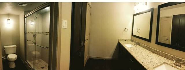 Master bathroom vanity with standup shower...WOW!